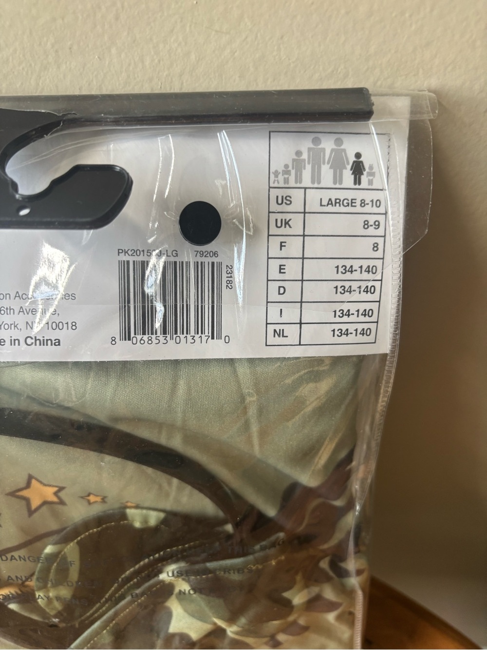 NWT Girls Camouflage Military Halloween Costume Sz 8-10 Party - Picture 3 of 6
